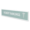 Deflecto Superior Image Cubicle Nameplate Sign Holder, 8.5 x 2 Insert, Clear (587501)