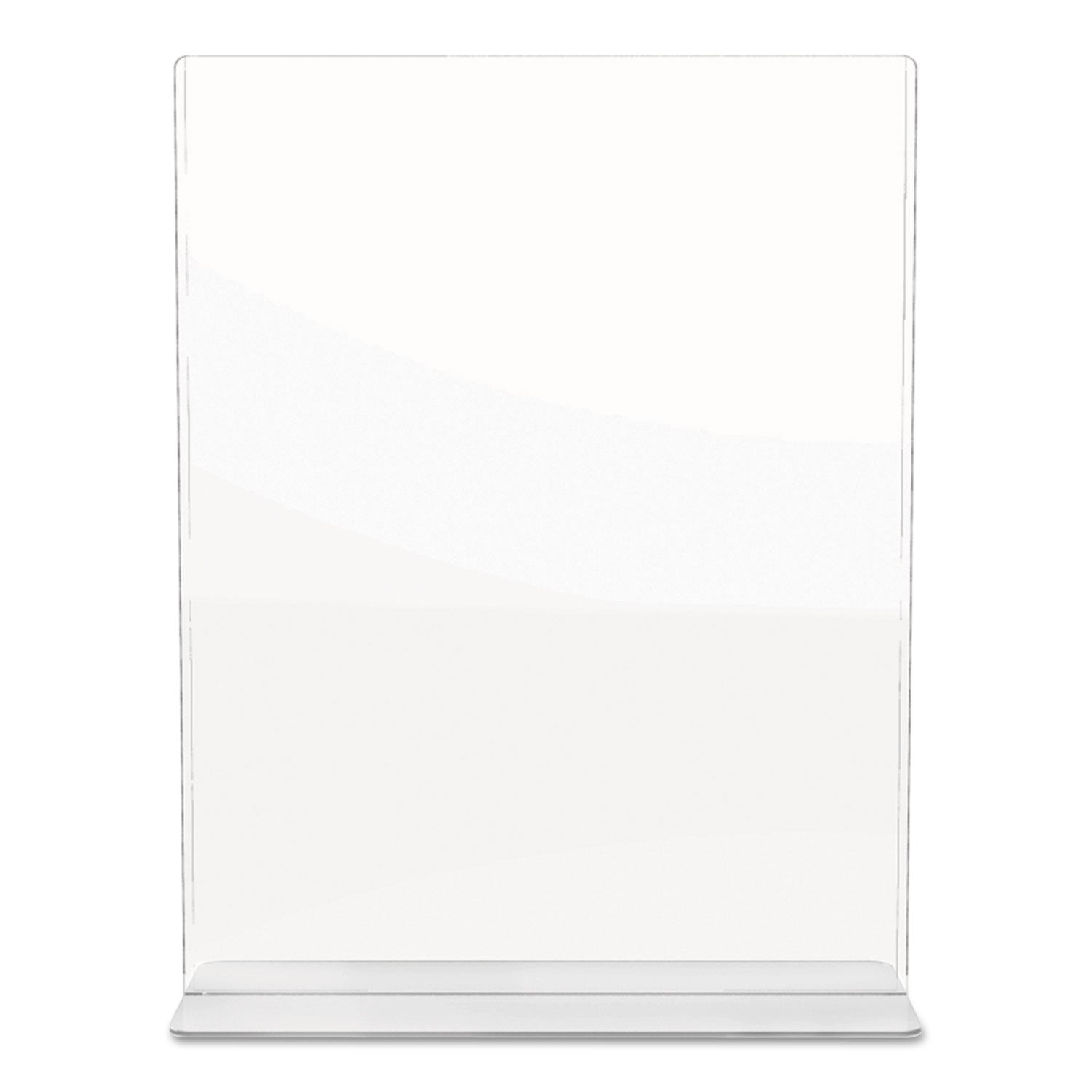 Deflecto Superior Image Double Sided Sign Holder, 8.5 x 11 Insert, Clear (590801)