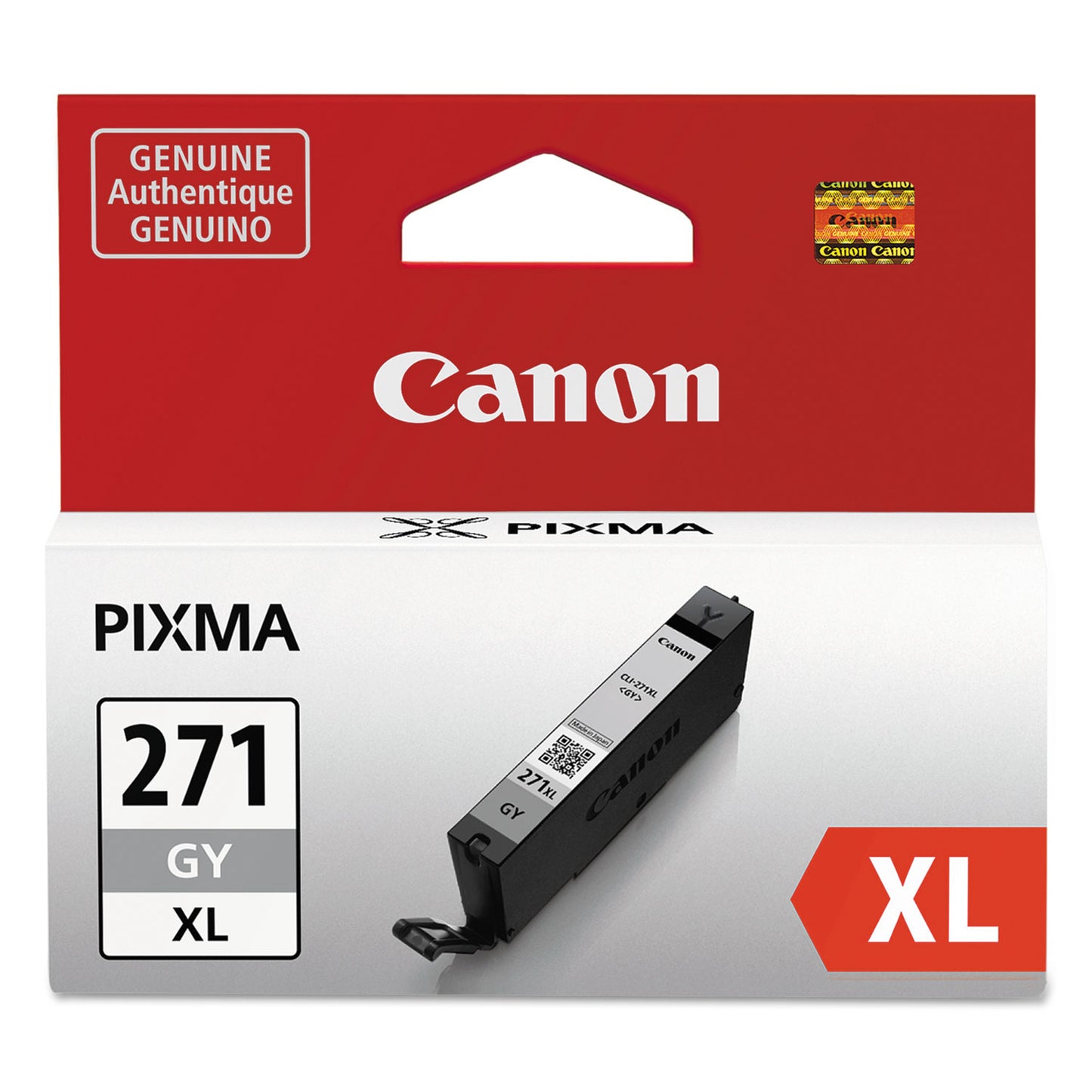 Canon 0340C001 (CLI-271XL) High-Yield Ink, Gray