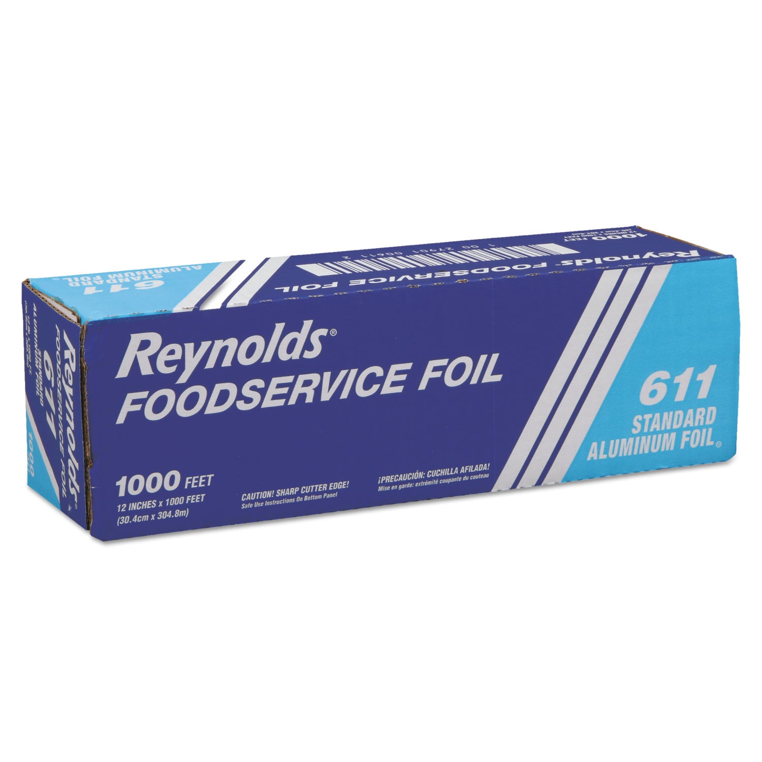 Reynolds Metro Aluminum Foil Roll, Standard Gauge, 12" x 1,000 ft (611M)