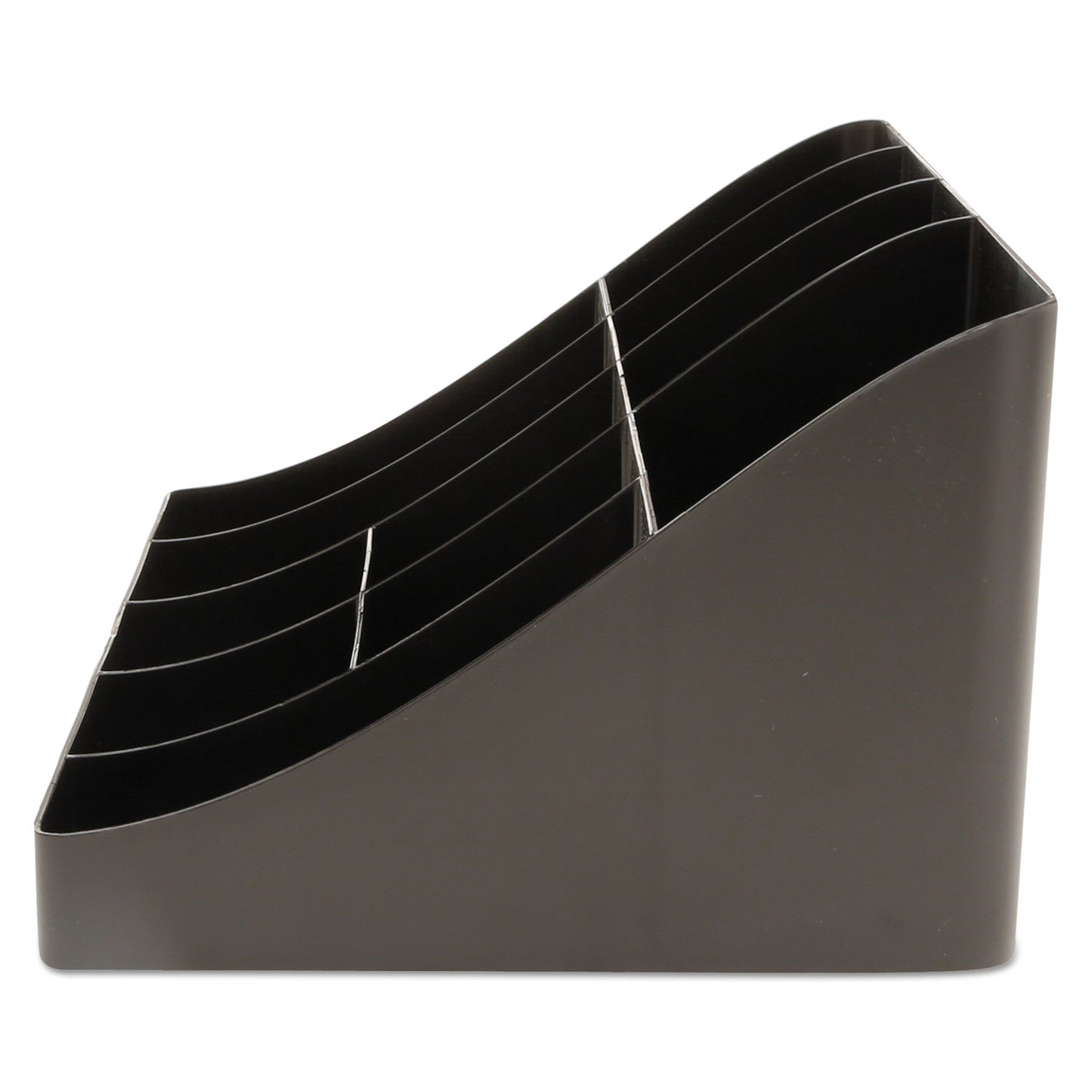 Mind Reader 11-Compartment Coffee Condiment Organizer, 18.25 x 6.63 x 9.78, Black (COMORGBLK)