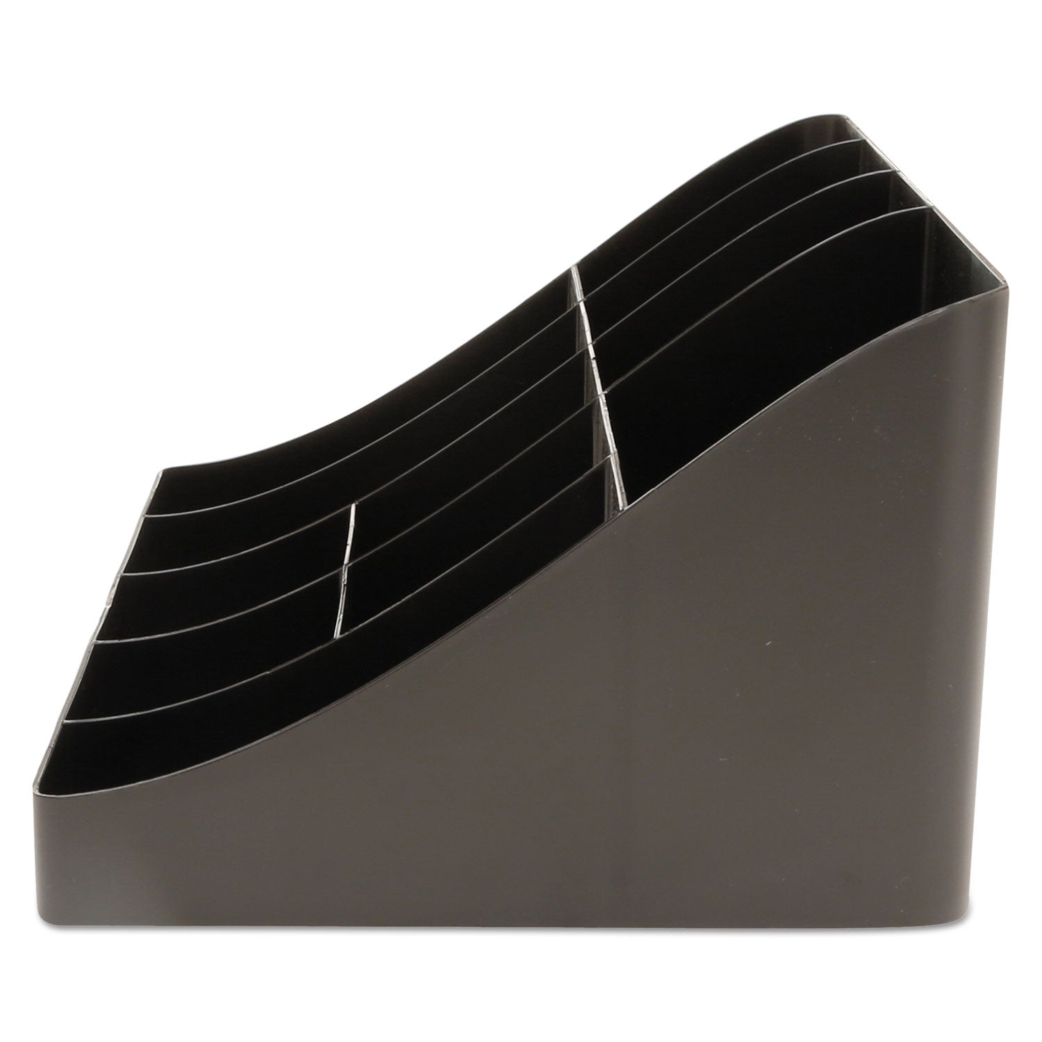 Mind Reader 11-Compartment Coffee Condiment Organizer, 18.25 x 6.63 x 9.78, Black (COMORGBLK)