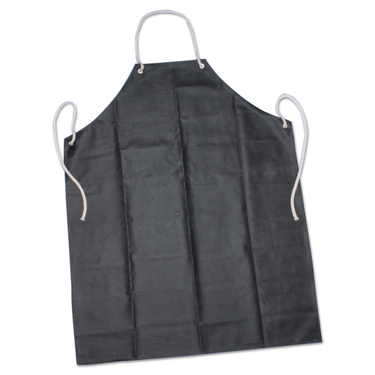 AbilityOne 8415006345023, SKILCRAFT Laboratory Apron, Rubber/Aluminum/Nylon, 35 x 45, One Size Fits Most, Black