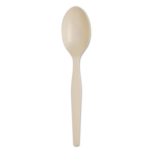 Dixie SmartStock Plastic Cutlery Refill, Spoons, 6", Series-O Mediumweight Bio-Blend, Beige, 40/Pack, 24 Packs/Carton (SSS11B)