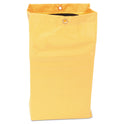 Zippered Vinyl Cleaning Cart Bag for Rubbermaid Commercial 6173-88, 24 gal, 17.25" x 10.5" x 30.5", Yellow (1966719)