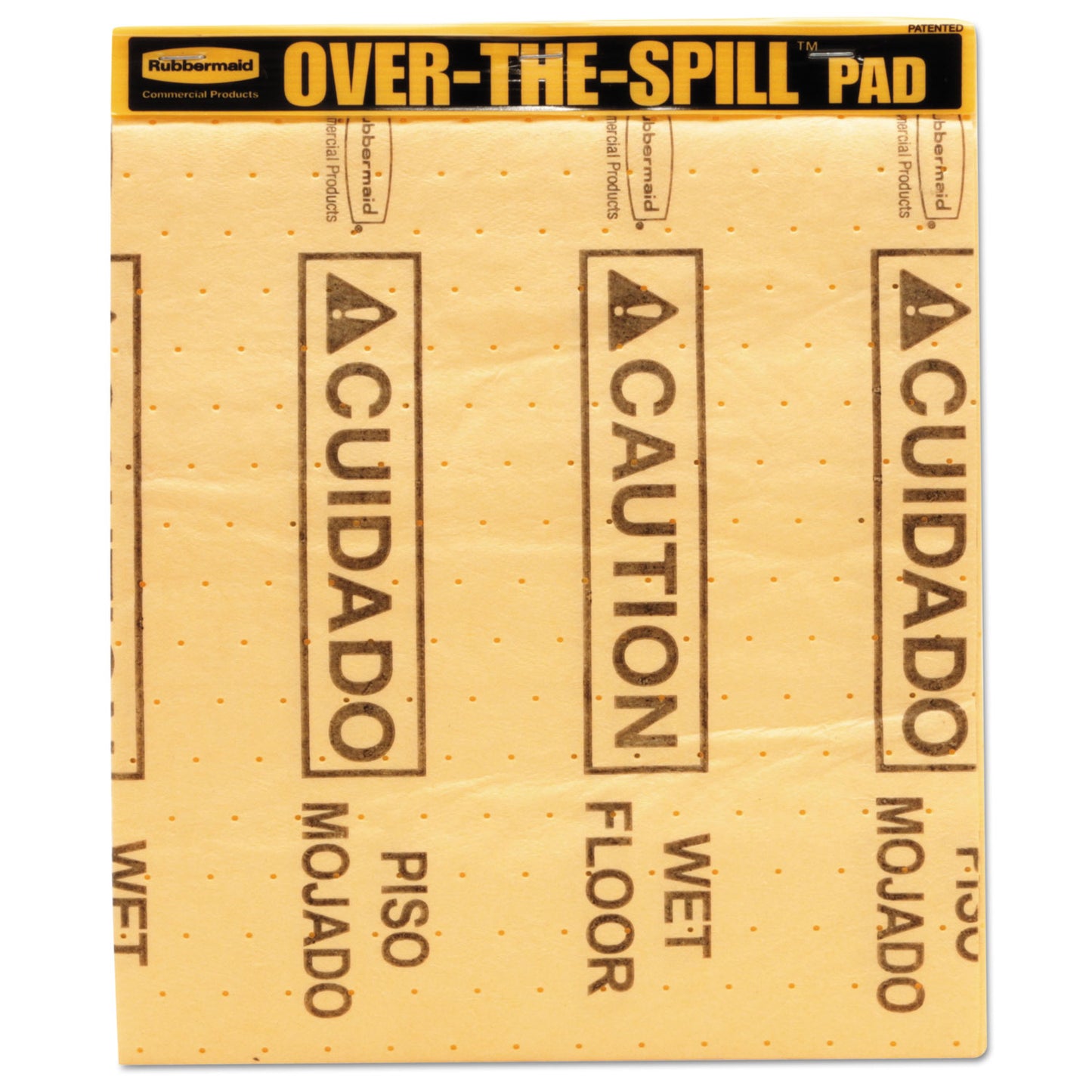 Rubbermaid Commercial Over-The-Spill Pad Tablet, 12 oz, 16.5 x 14, 22/Pack (4254)