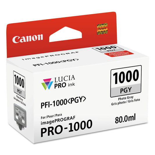 Canon 0553C002 (PFI-1000) Lucia Pro Ink, Photo Gray