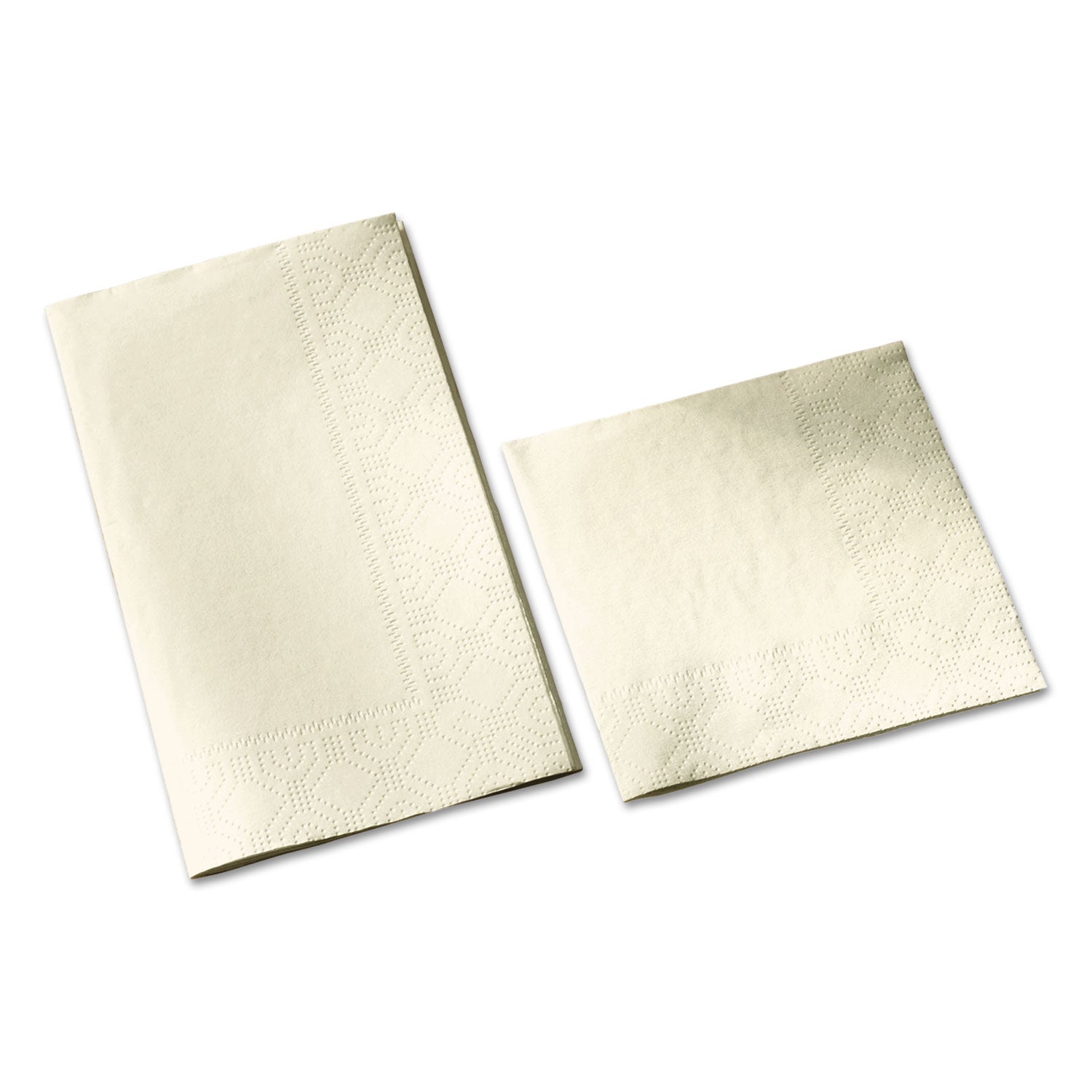Hoffmaster Dinner Napkins, 2-Ply, 15 x 17, White, 1000/Carton (180500)