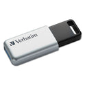 Verbatim Store 'n' Go Secure Pro USB Flash Drive with AES 256 Encryption, 32 GB, Silver (98665)