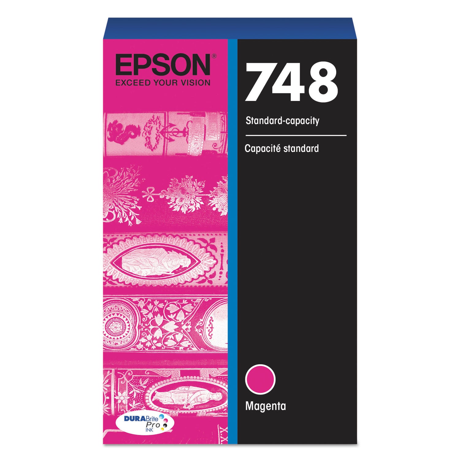 Epson T748320 (748) DURABrite Pro Ink, Magenta