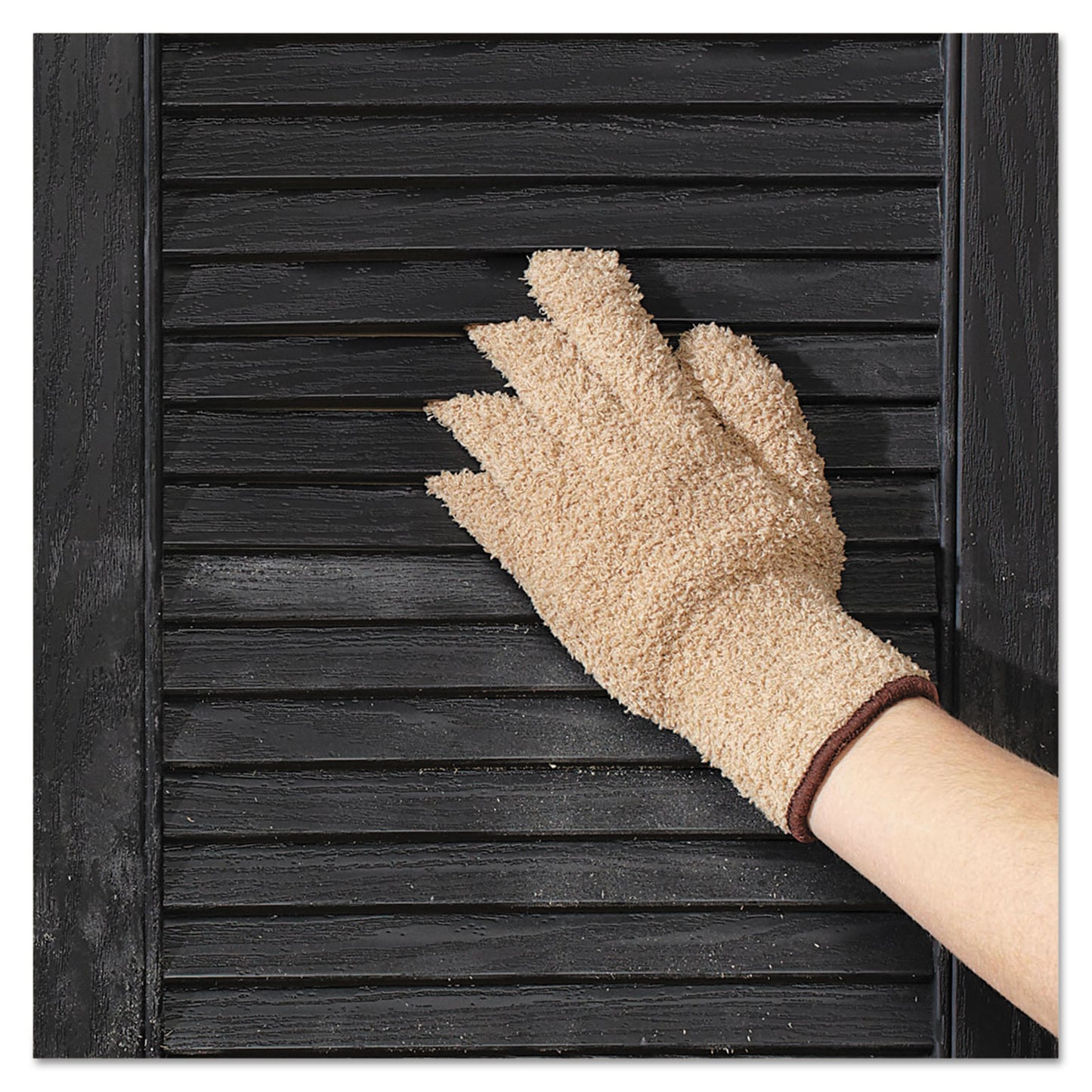 Master Caster CleanGreen Microfiber Dusting Gloves, 5" x 10, Pair (18040)