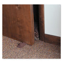 Master Caster Big Foot Doorstop, No Slip Rubber Wedge, 2.25w x 4.75d x 1.25h, Brown, 2/Pack (00971)