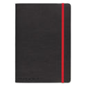  Red Flexible Cover Casebound Notebooks, SCRIBZEE Compatible, 1-Subject, Wide/Legal Rule, Black Cover, (71) 8.25 x 5.75 Sheets (400065000)