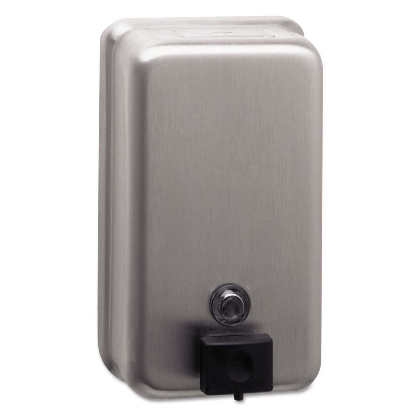 Bobrick ClassicSeries Surface-Mounted Soap Dispenser, 40 oz, 4.75 x 3.5 x 8.13, Stainless Steel (2111)