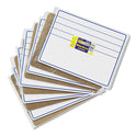 Creativity Street Dry Erase Student Boards, 12 x 9, Blue/White Surface, 10/Set (988210)