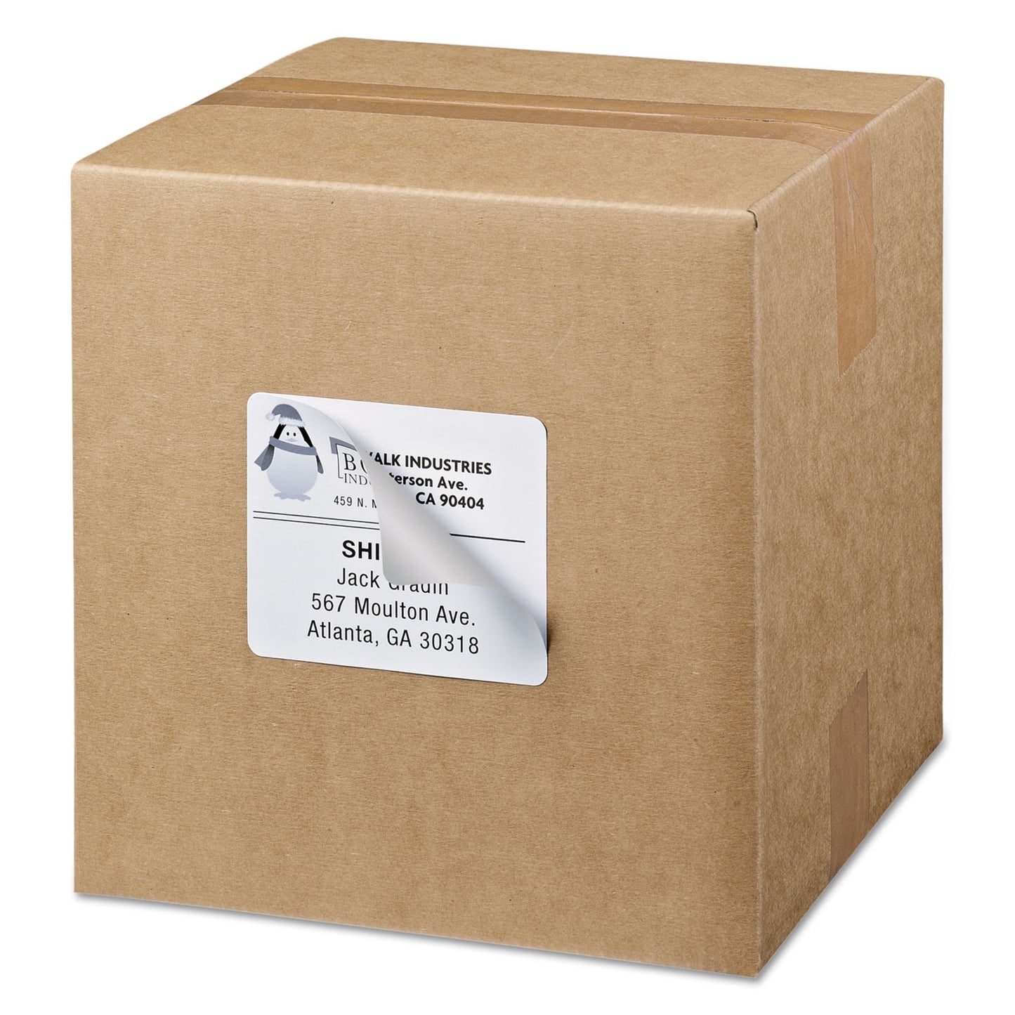 Avery Shipping Labels w/ TrueBlock Technology, Inkjet/Laser Printers, 3.33 x 4, White, 6/Sheet, 500 Sheets/Box (95905)
