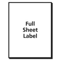 Avery Matte Clear Shipping Labels, Inkjet Printers, 8.5 x 11, Clear, 10/Pack (18665)