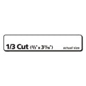 Avery EcoFriendly Permanent File Folder Labels, 0.66 x 3.44, White, 30/Sheet, 25 Sheets/Pack (48266)