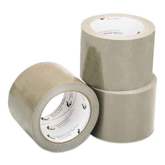 AbilityOne 7510000797905, SKILCRAFT Package Sealing Tape, 3" Core, 3" x 60 yds, Tan