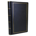 Wilson Jones Looseleaf Corporation Minute Book, 1-Subject, Unruled, Black/Gold Cover, (250) 14 x 8.5 Sheets (039531)