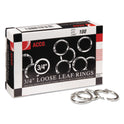 Acco Metal Book Rings, 0.75" Diameter, 100/Box (72201)