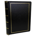 Wilson Jones Looseleaf Corporation Minute Book, 1-Subject, Unruled, Black/Gold Cover, (250) 11 x 8.5 Sheets (039511)