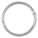 Acco Metal Book Rings, 1.5" Diameter, 100/Box (72204)