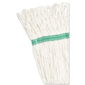 Boardwalk Super Loop Wet Mop Head, Cotton/Synthetic Fiber, 5" Headband, Medium Size, White (502WHEA)