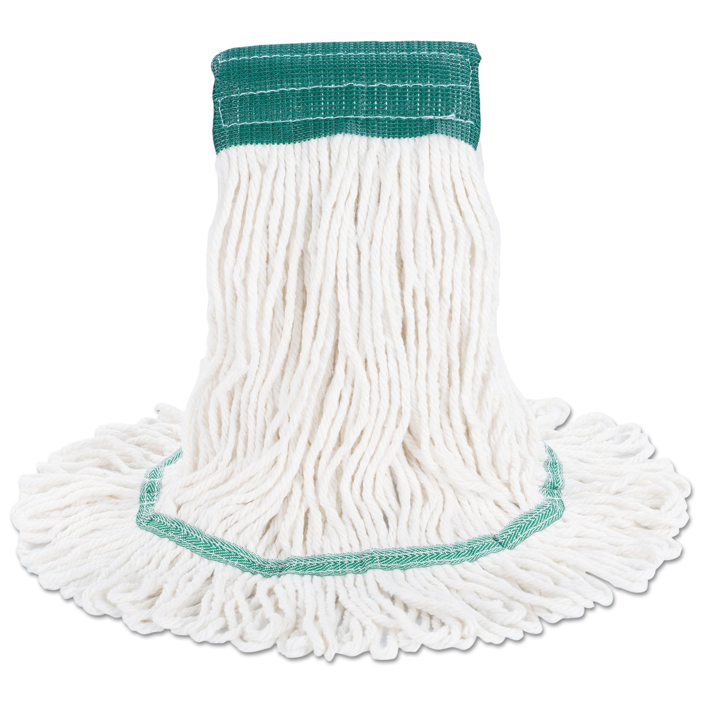 Boardwalk Super Loop Wet Mop Head, Cotton/Synthetic Fiber, 5" Headband, Medium Size, White (502WHEA)