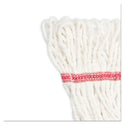 Boardwalk Super Loop Wet Mop Head, Cotton/Synthetic Fiber, 5" Headband, Large Size, White (503WHEA)