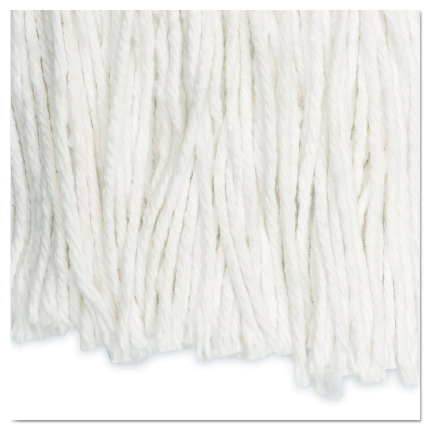 Boardwalk Cut-End Wet Mop Head, Rayon, No. 24, White (2024REA)