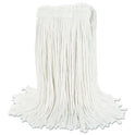 Boardwalk Cut-End Wet Mop Head, Rayon, No. 20, White, 12/Carton (2020RCT)