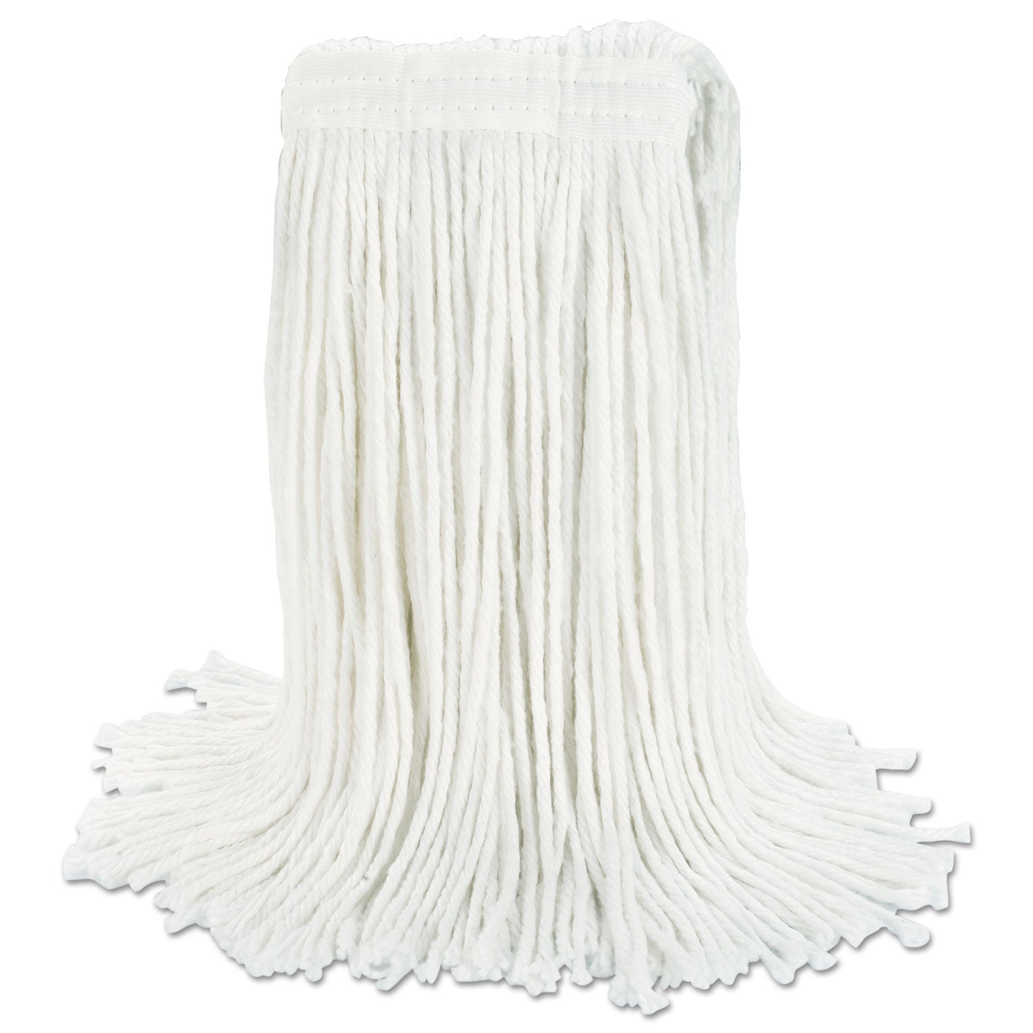 Boardwalk Cut-End Wet Mop Head, Rayon, No. 20, White, 12/Carton (2020RCT)