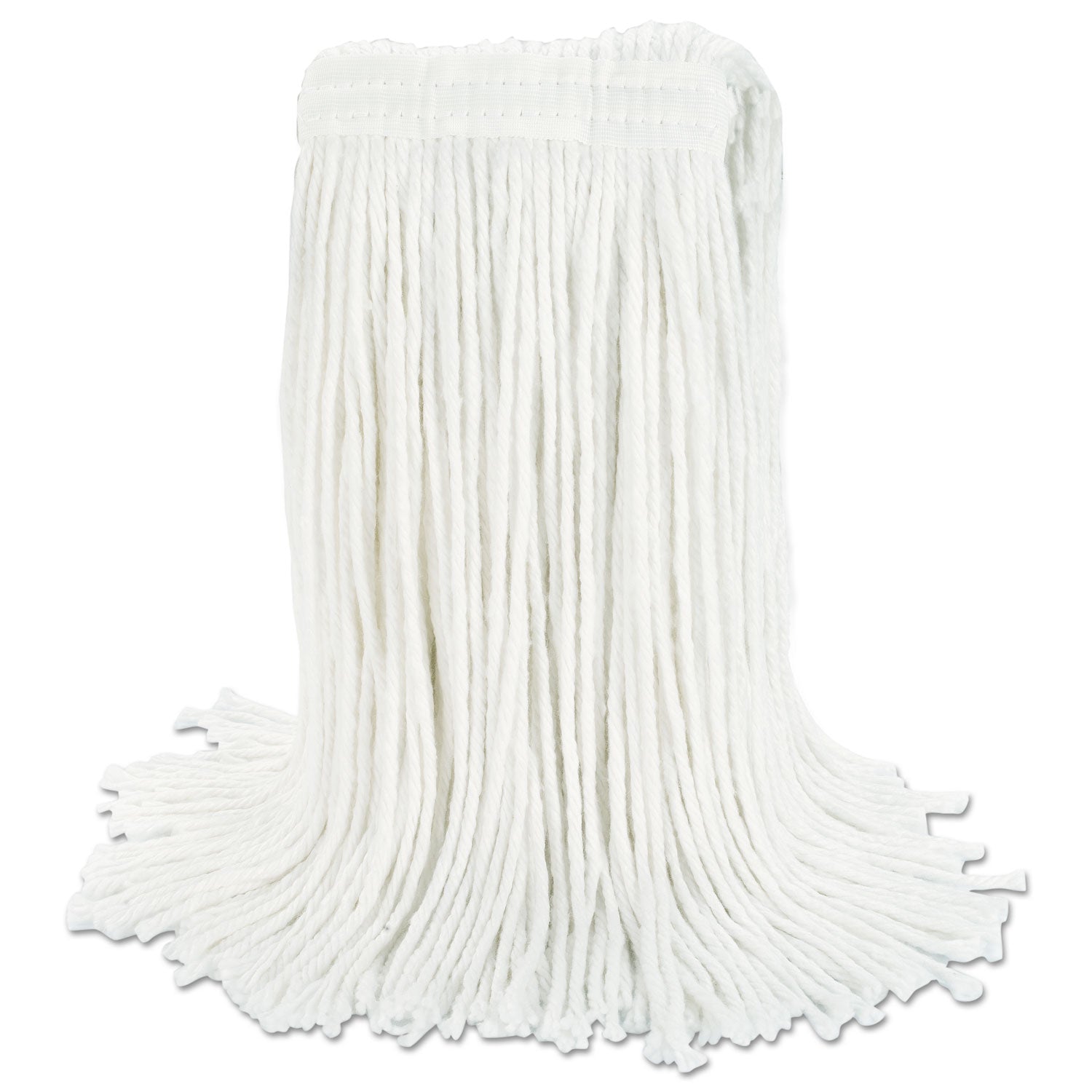 Boardwalk Cut-End Wet Mop Head, Rayon, No. 24, White (2024REA)