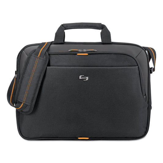 SOLO Urban Slim Brief, Fits Devices Up to 15.6", Polyester, 16.5 x 2 x 11.75, Black (UBN1014)