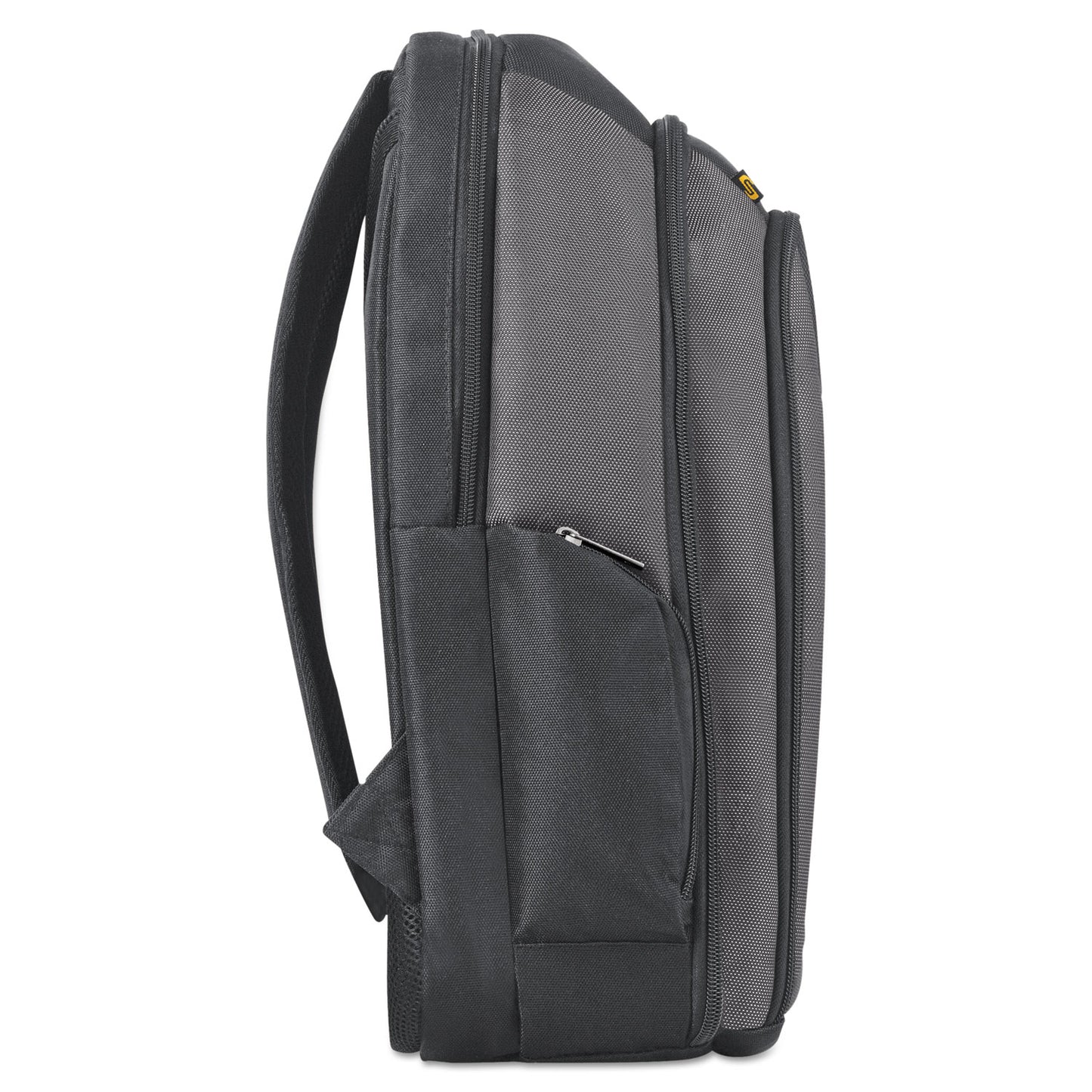 SOLO Pro CheckFast Backpack, Fits Devices Up to 16", Ballistic Polyester, 13.75 x 6.5 x 17.75, Black (CLA7034)