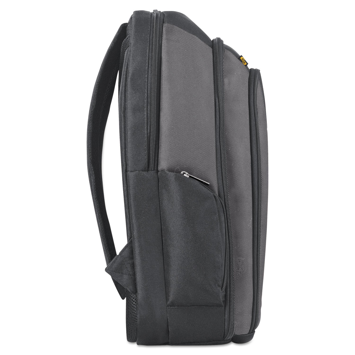 SOLO Pro CheckFast Backpack, Fits Devices Up to 16", Ballistic Polyester, 13.75 x 6.5 x 17.75, Black (CLA7034)