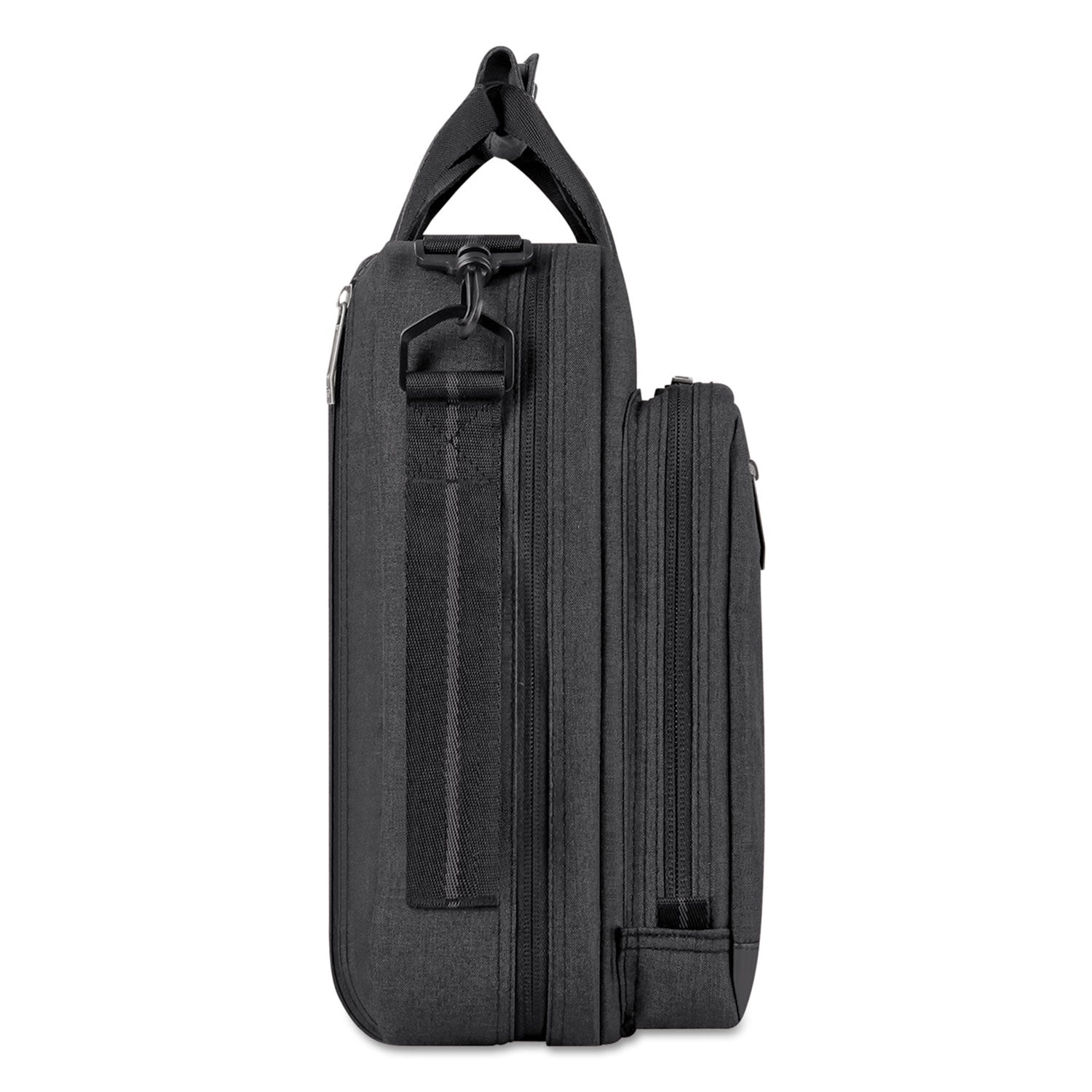 SOLO Urban Hybrid Briefcase, Fits Devices Up to 15.6", Polyester, 16.75" x 4" x 12", Gray (UBN31010)