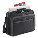 SOLO Pro CheckFast Briefcase, Fits Devices Up to 17.3", Polyester, 17 x 5.5 x 13.75, Black (CLA3144)