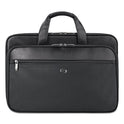 SOLO Classic Smart Strap Briefcase, Fits Devices Up to 16", Ballistic Polyester, 17.5 x 5.5 x 12, Black (SGB3004)