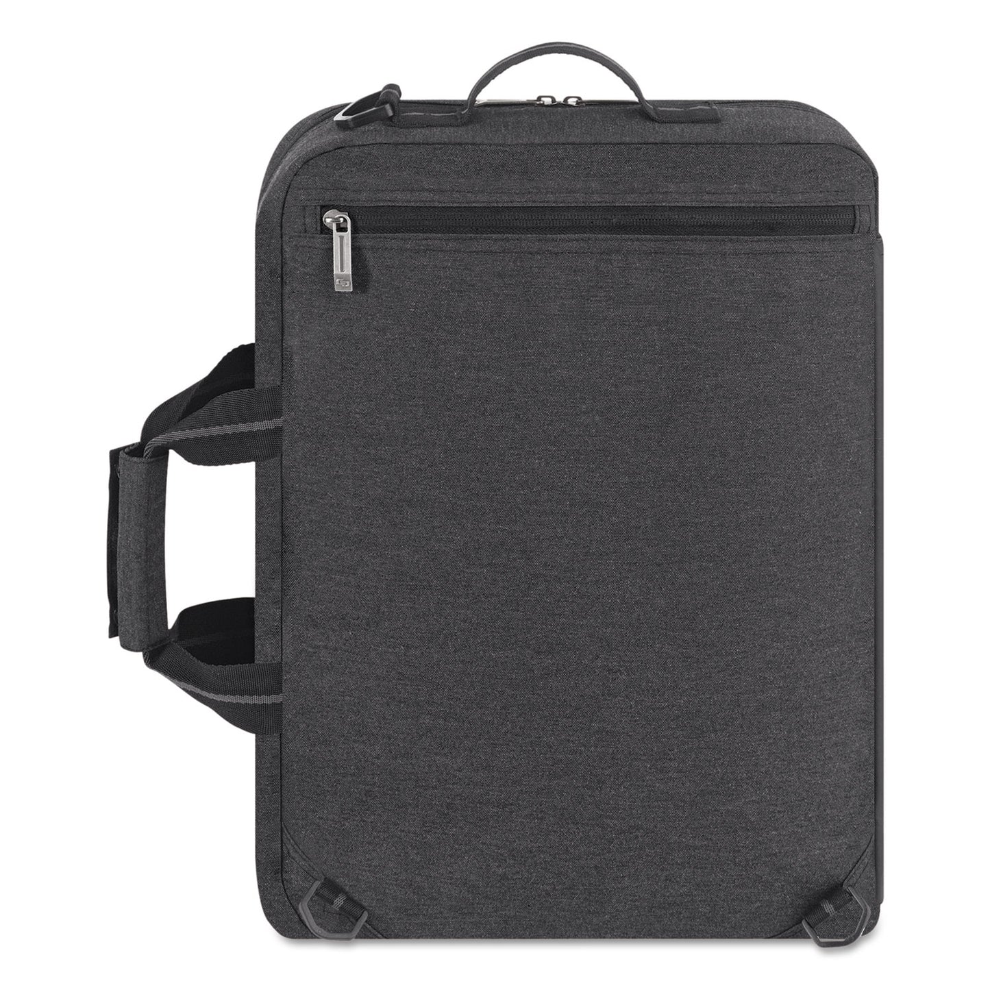 SOLO Urban Hybrid Briefcase, Fits Devices Up to 15.6", Polyester, 16.75" x 4" x 12", Gray (UBN31010)