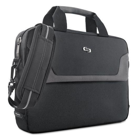 SOLO Pro Slim Brief, Fits Devices Up to 16", Polyester, 15.5 x 2 x 11.5, Black (CLA1164)