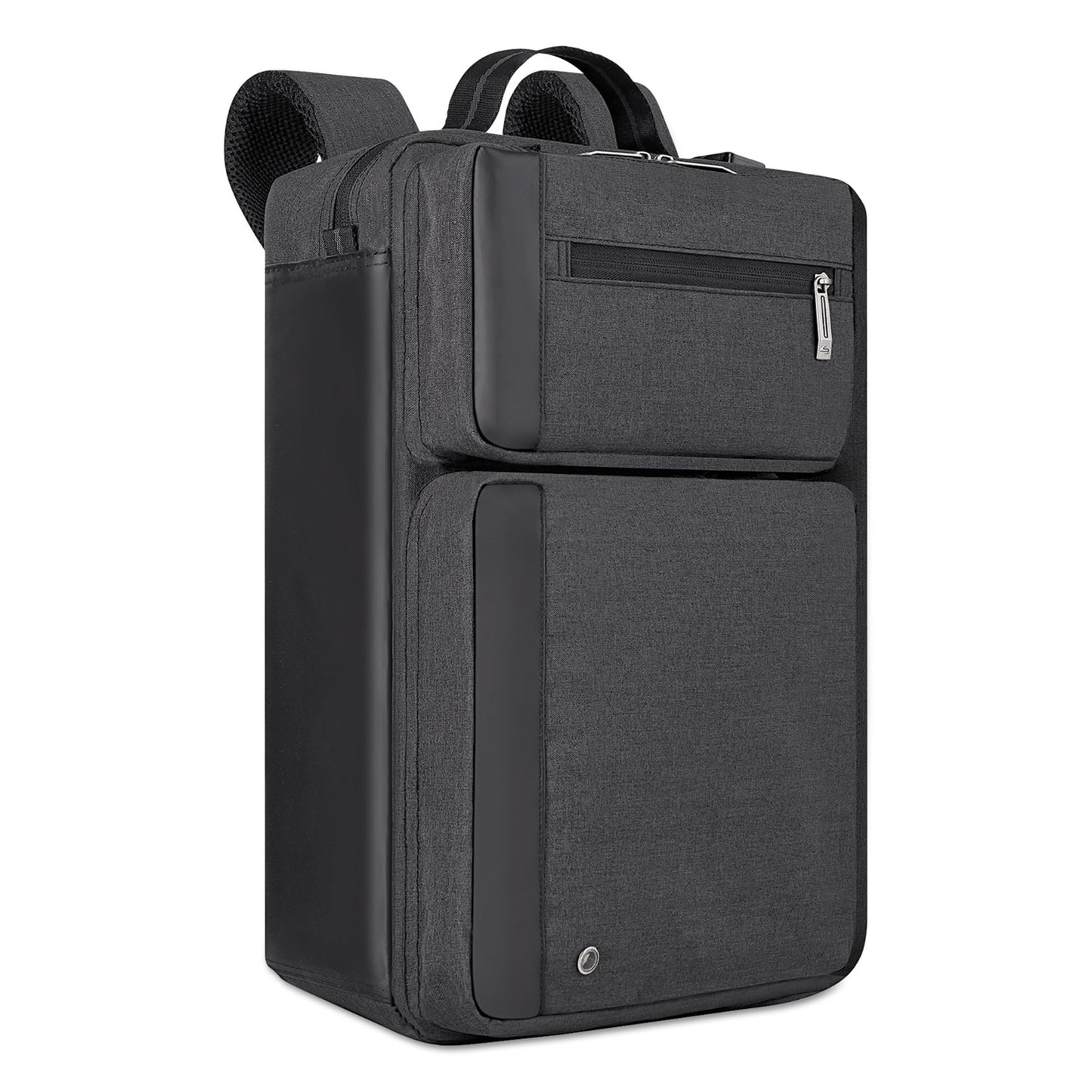 SOLO Urban Hybrid Briefcase, Fits Devices Up to 15.6", Polyester, 16.75" x 4" x 12", Gray (UBN31010)