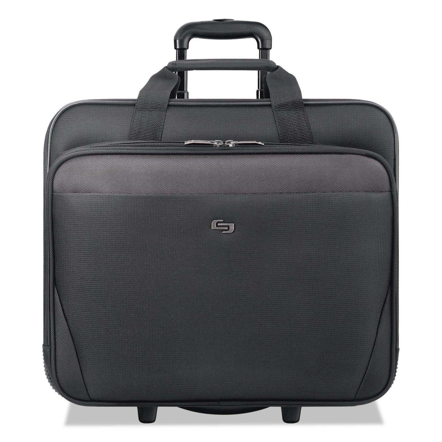 SOLO Classic Rolling Case, Fits Devices Up to 17.3", Polyester, 16.75 x 7 x 14.38, Black (CLS9104)