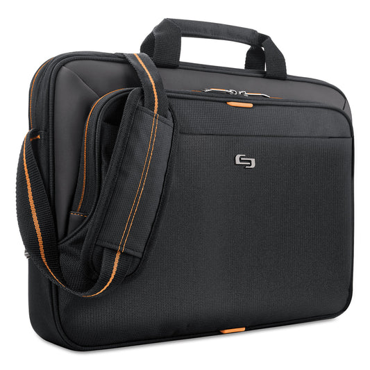 SOLO Urban Slim Brief, Fits Devices Up to 15.6", Polyester, 16.5 x 2 x 11.75, Black (UBN1014)