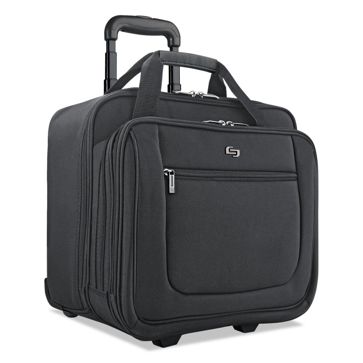 SOLO Classic Rolling Case, Fits Devices Up to 17.3", Polyester, 17.5 x 9 x 14, Black (PT1364)