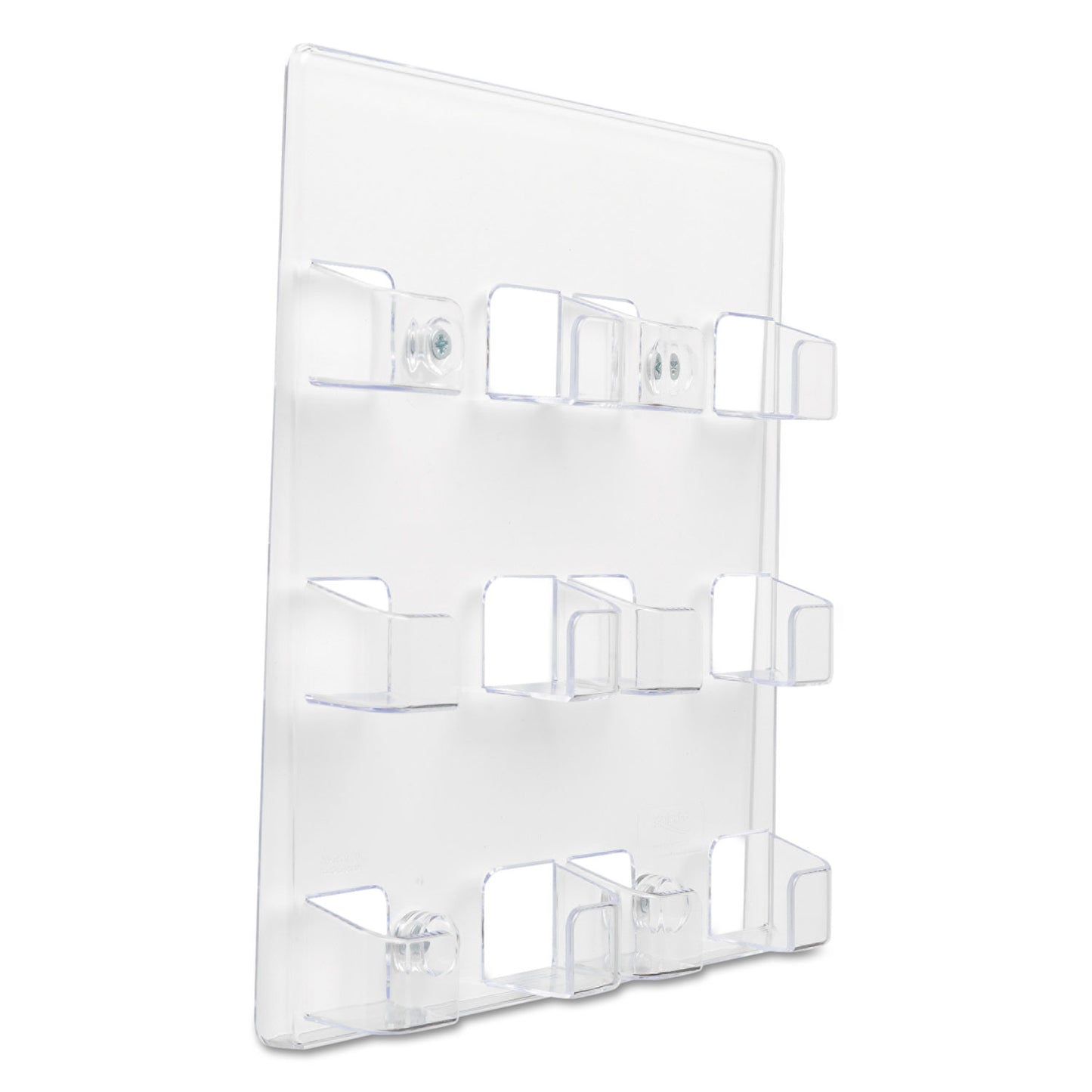 Deflecto 6-Pocket Business Card Holder, Holds 480 Cards, 8.5 x 1.63 x 9.75, Plastic, Clear (70601)