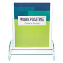 Deflecto Euro-Style DocuHolder, Magazine Size, 9.81w x 6.31d x11h, Green Tinted (775390)