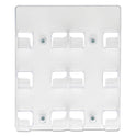 Deflecto 6-Pocket Business Card Holder, Holds 480 Cards, 8.5 x 1.63 x 9.75, Plastic, Clear (70601)