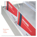 Deflecto 3-Tier Literature Holder, Leaflet Size, 11.25w x 6.94d x 13.31h, Silver (693745)